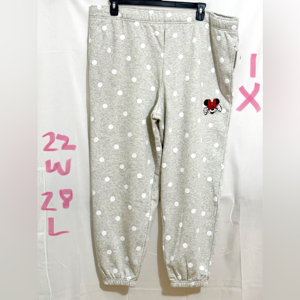 Gray Polka Dot  Bottoms